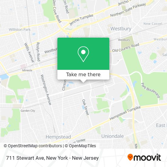 Mapa de 711 Stewart Ave