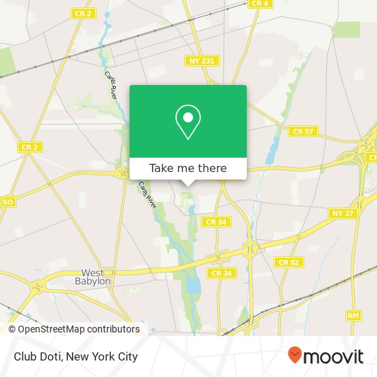 Club Doti map