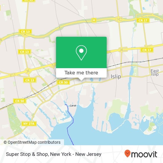 Super Stop & Shop map