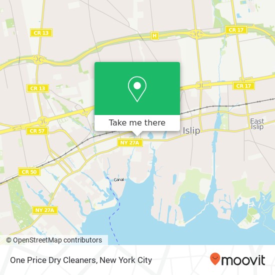 One Price Dry Cleaners map