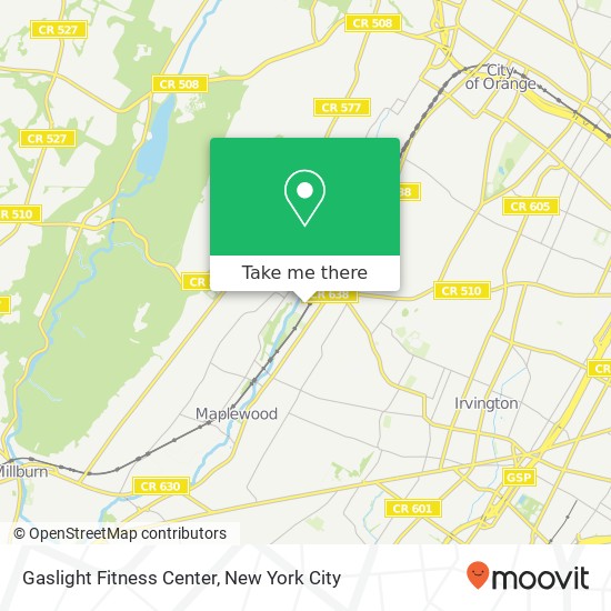 Mapa de Gaslight Fitness Center