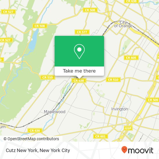 Cutz New York map