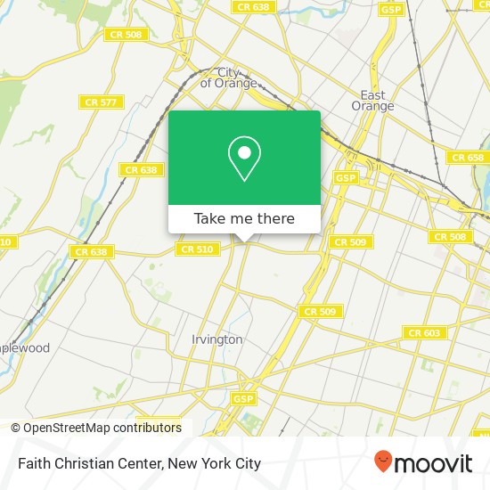 Faith Christian Center map