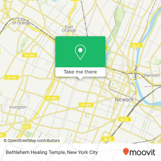 Mapa de Bethlehem Healing Temple