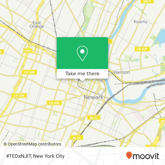 #TEDxNJIT map