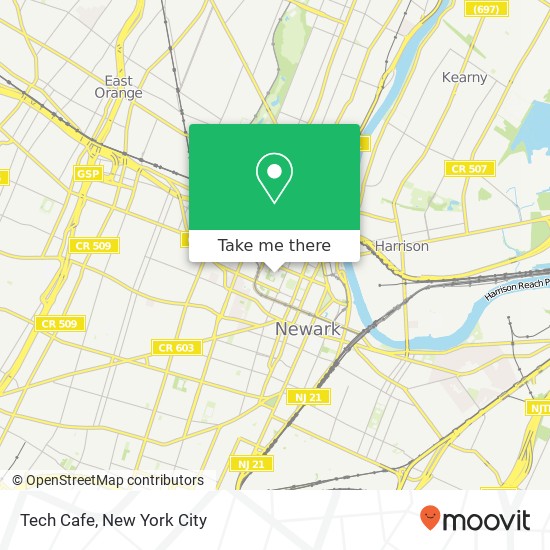 Tech Cafe map
