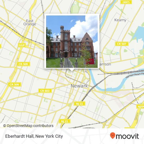 Eberhardt Hall map