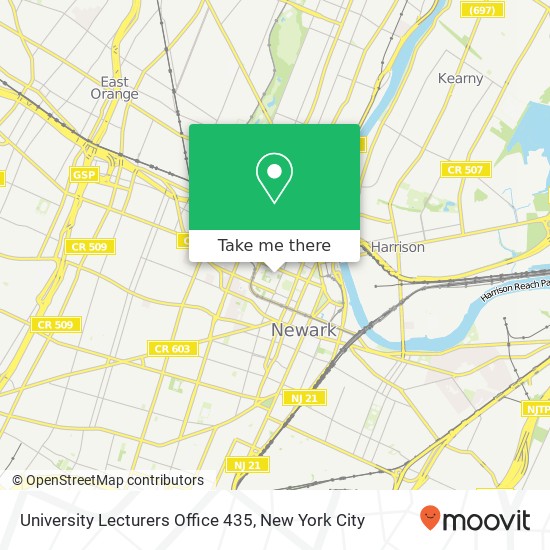 Mapa de University Lecturers Office 435