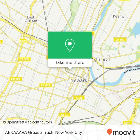 AEKAAARA Grease Truck map