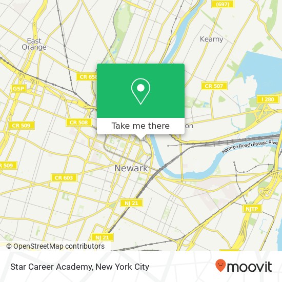Star Career Academy map