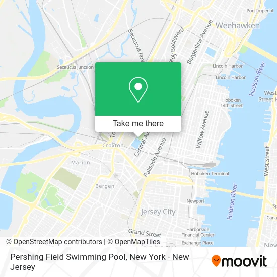 Pershing Field Swimming Pool map