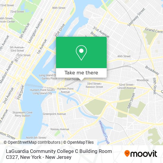 LaGuardia Community College C Building Room C327 map