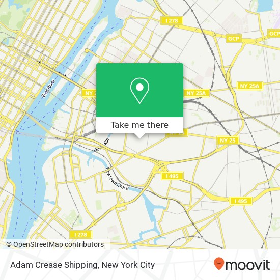 Adam Crease Shipping map