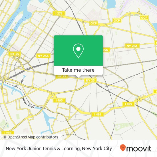 Mapa de New York Junior Tennis & Learning