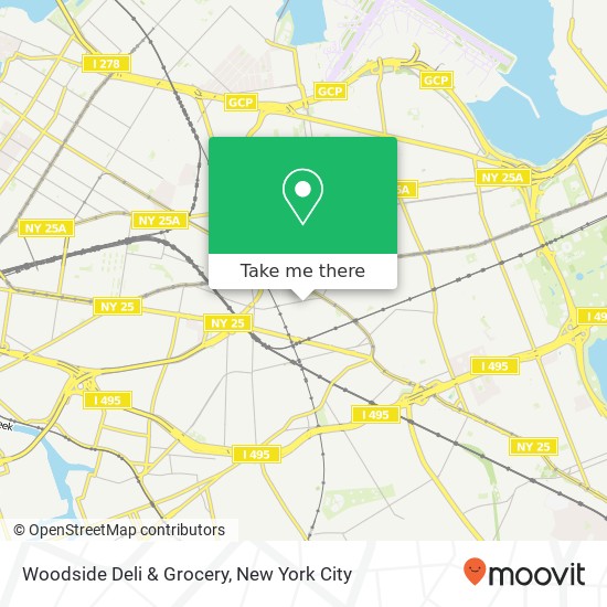 Mapa de Woodside Deli & Grocery