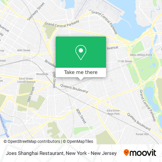Mapa de Joes Shanghai Restaurant