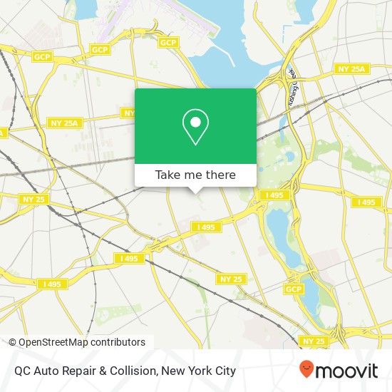 Mapa de QC Auto Repair & Collision