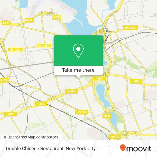 Mapa de Double Chinese Restaurant