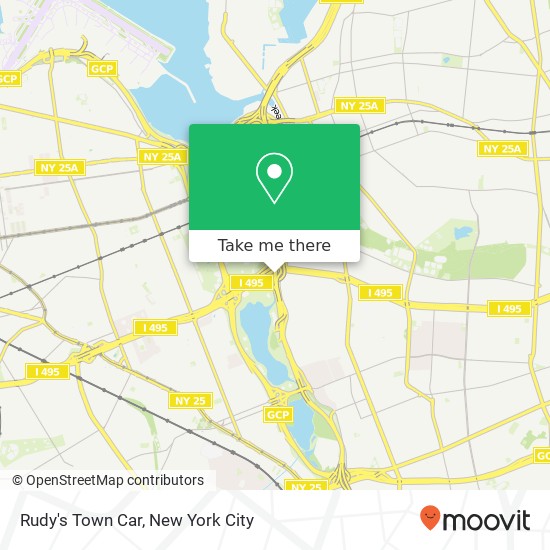 Mapa de Rudy's Town Car