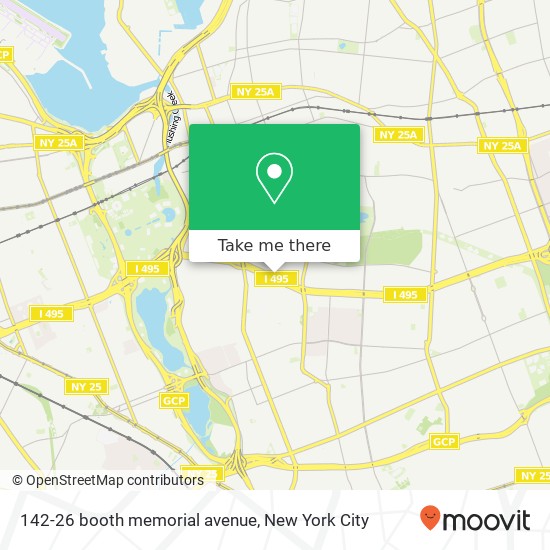 Mapa de 142-26 booth memorial avenue