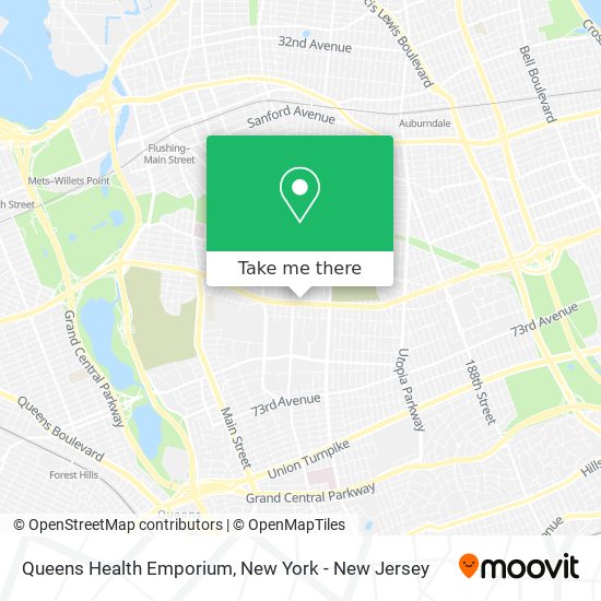 Queens Health Emporium map