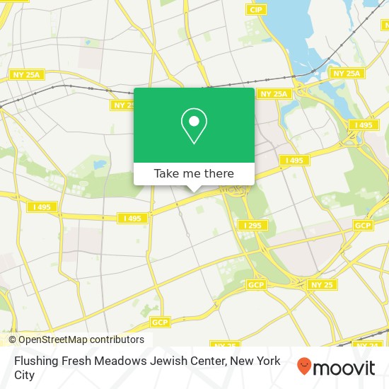Mapa de Flushing Fresh Meadows Jewish Center