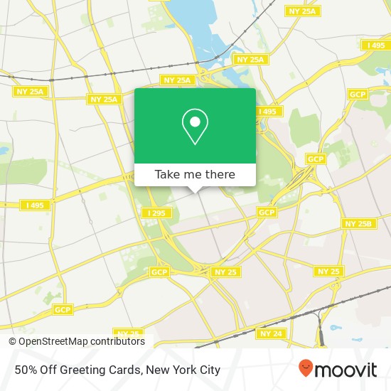 50% Off Greeting Cards map