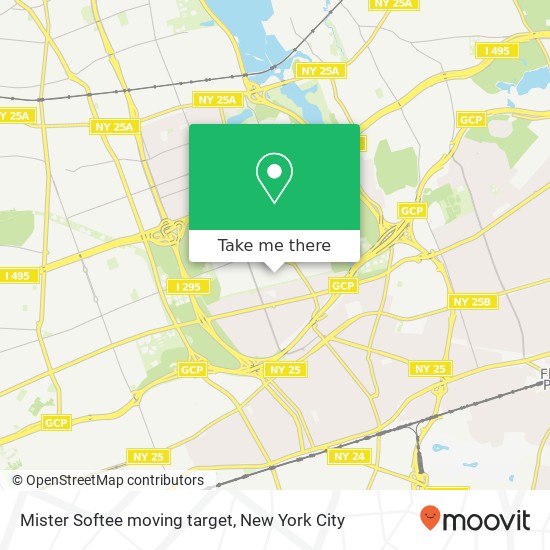 Mapa de Mister Softee moving target