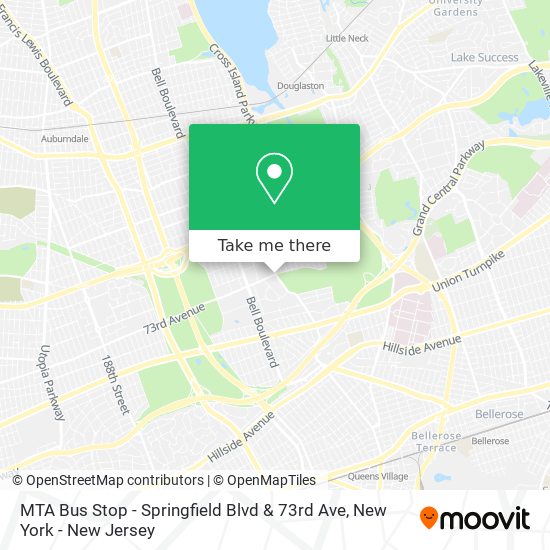 Mapa de MTA Bus Stop -  Springfield Blvd & 73rd Ave