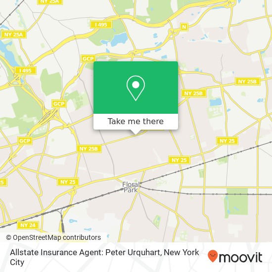 Allstate Insurance Agent: Peter Urquhart map