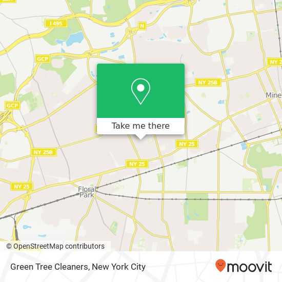 Mapa de Green Tree Cleaners