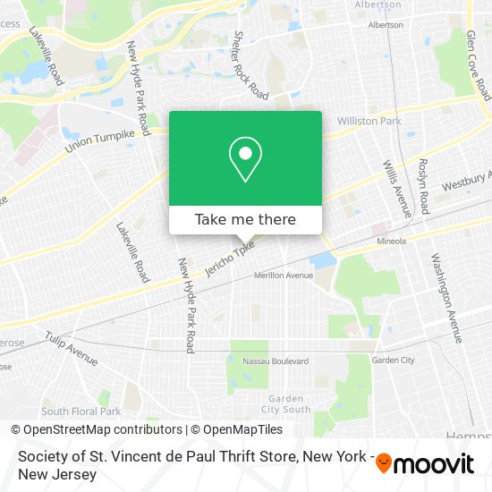 Mapa de Society of St. Vincent de Paul Thrift Store