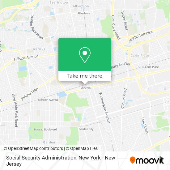 Social Security Administration map