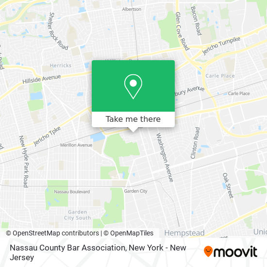 Mapa de Nassau County Bar Association