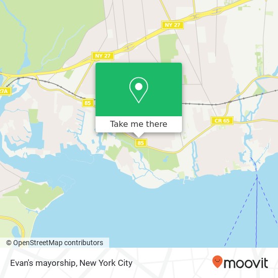 Evan's mayorship map