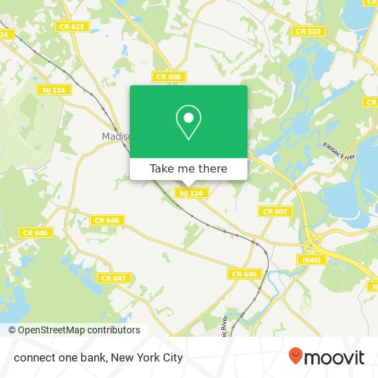connect one bank map