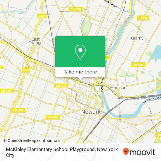 Mapa de McKinley Elementary School Playground