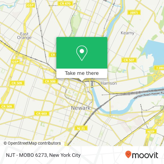 Mapa de NJT - MOBO 6273