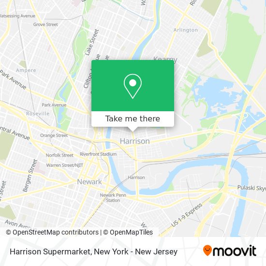 Harrison Supermarket map