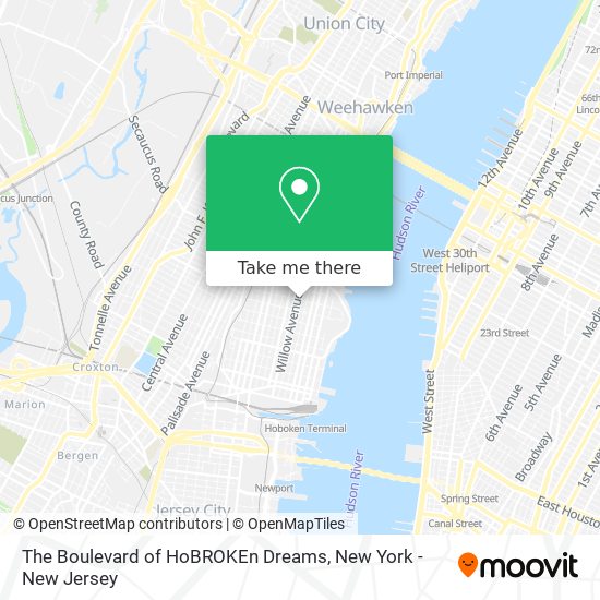 The Boulevard of HoBROKEn Dreams map