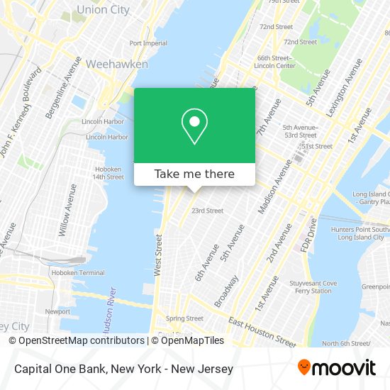 Capital One Bank map