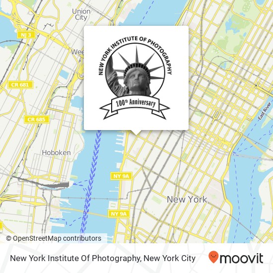 Mapa de New York Institute Of Photography