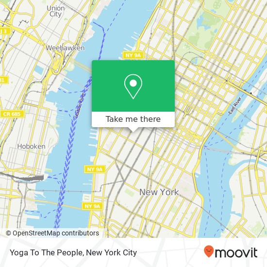 Yoga To The People map