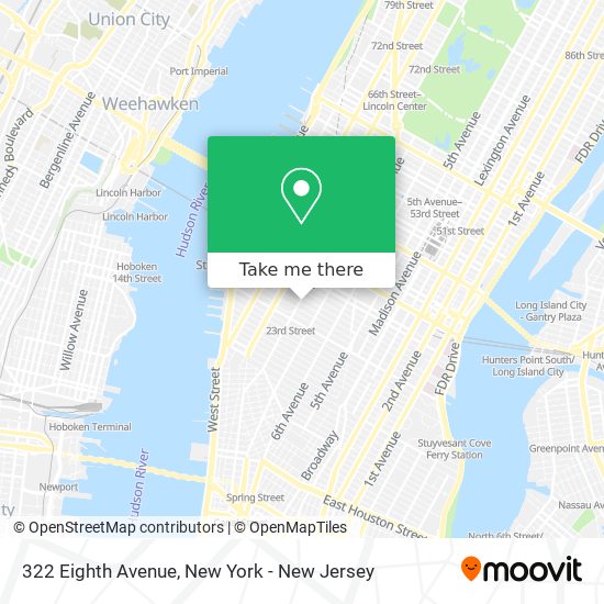 322 Eighth Avenue map