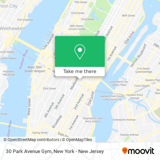 Mapa de 30 Park Avenue Gym