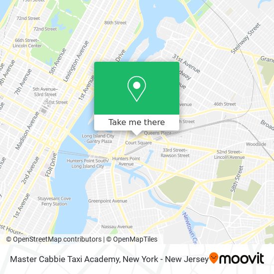 Master Cabbie Taxi Academy map