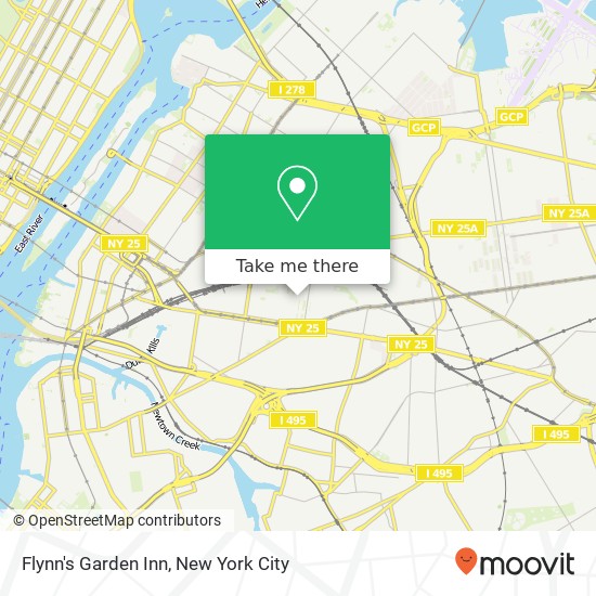 Mapa de Flynn's Garden Inn