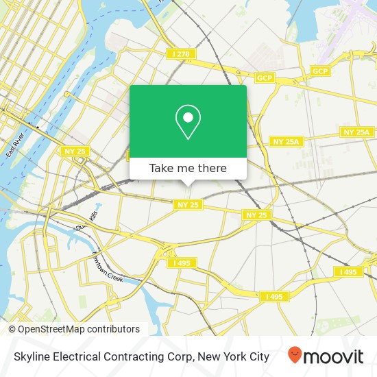 Mapa de Skyline Electrical Contracting Corp