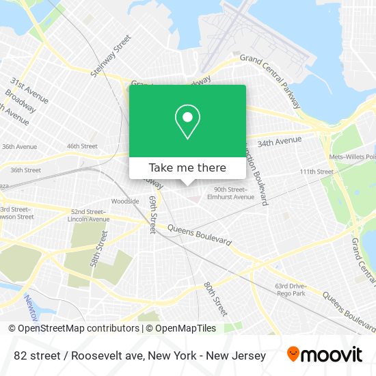 82 street / Roosevelt ave map