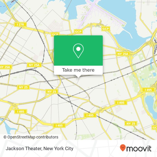 Jackson Theater map